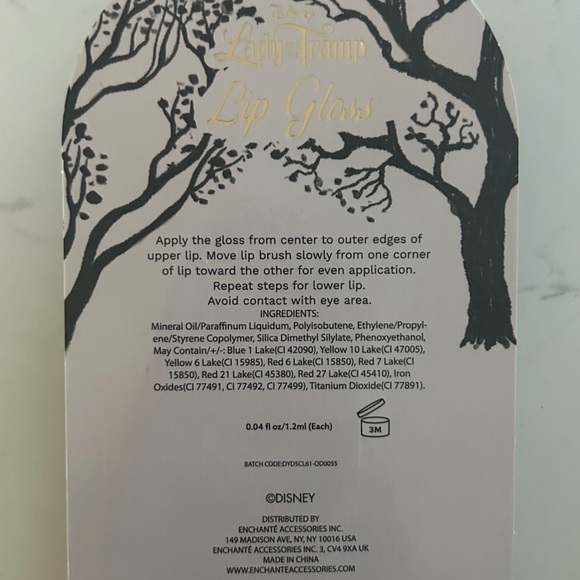 Disney Lady and the Tramp Lip Gloss 2 Piece Set – NWT - Picture 3 of 3